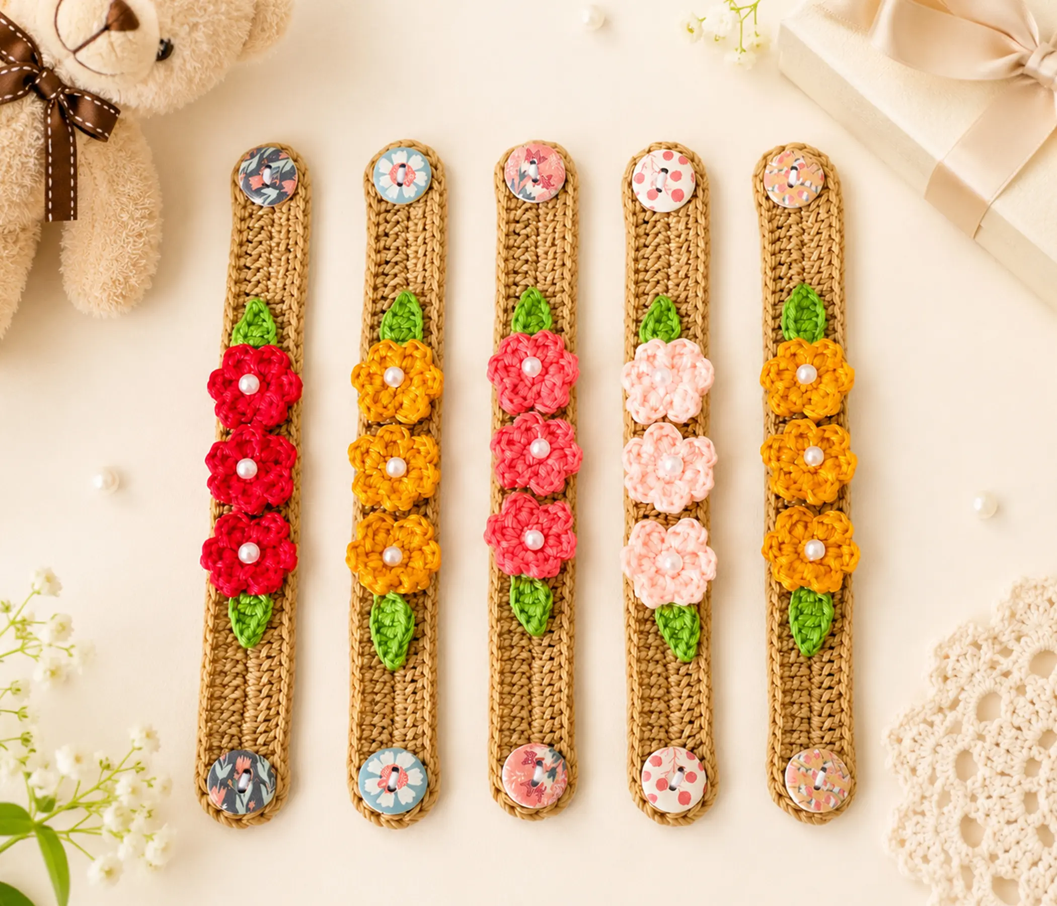 Soft Bracelet Style Homemade Rakhadi for Raksha Bandhan